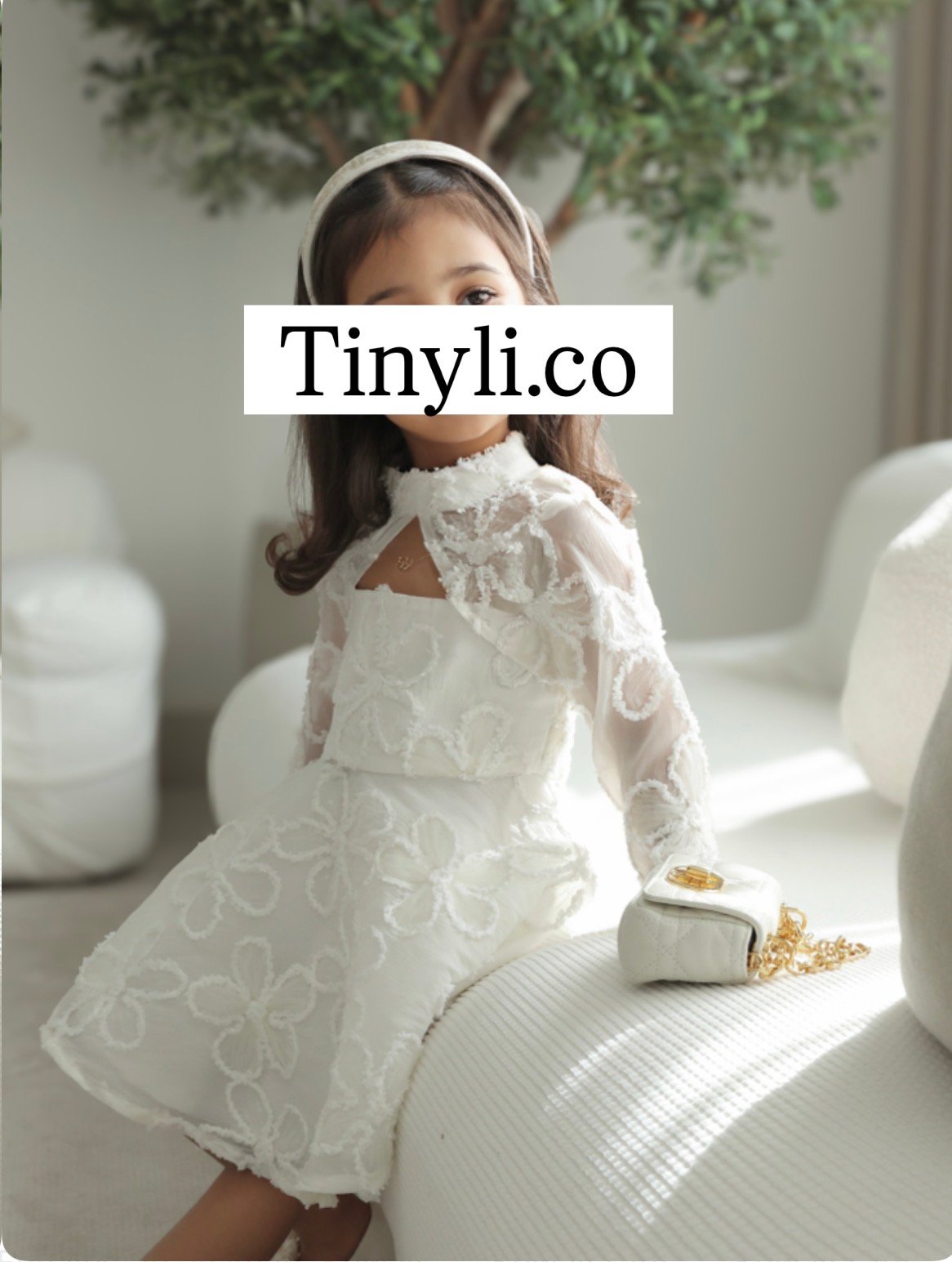 Floral white Dress - Image 6