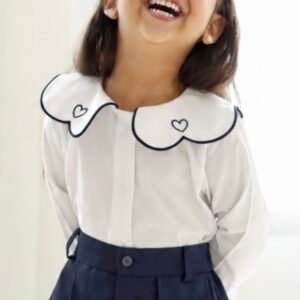 Heart shirt navy blue