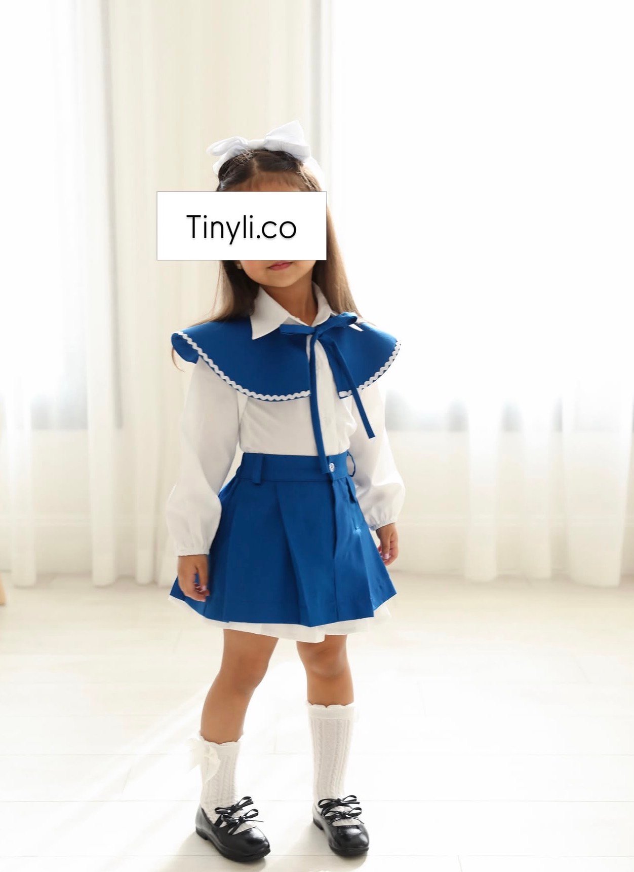 Collar set ( top+ skort) - Image 5
