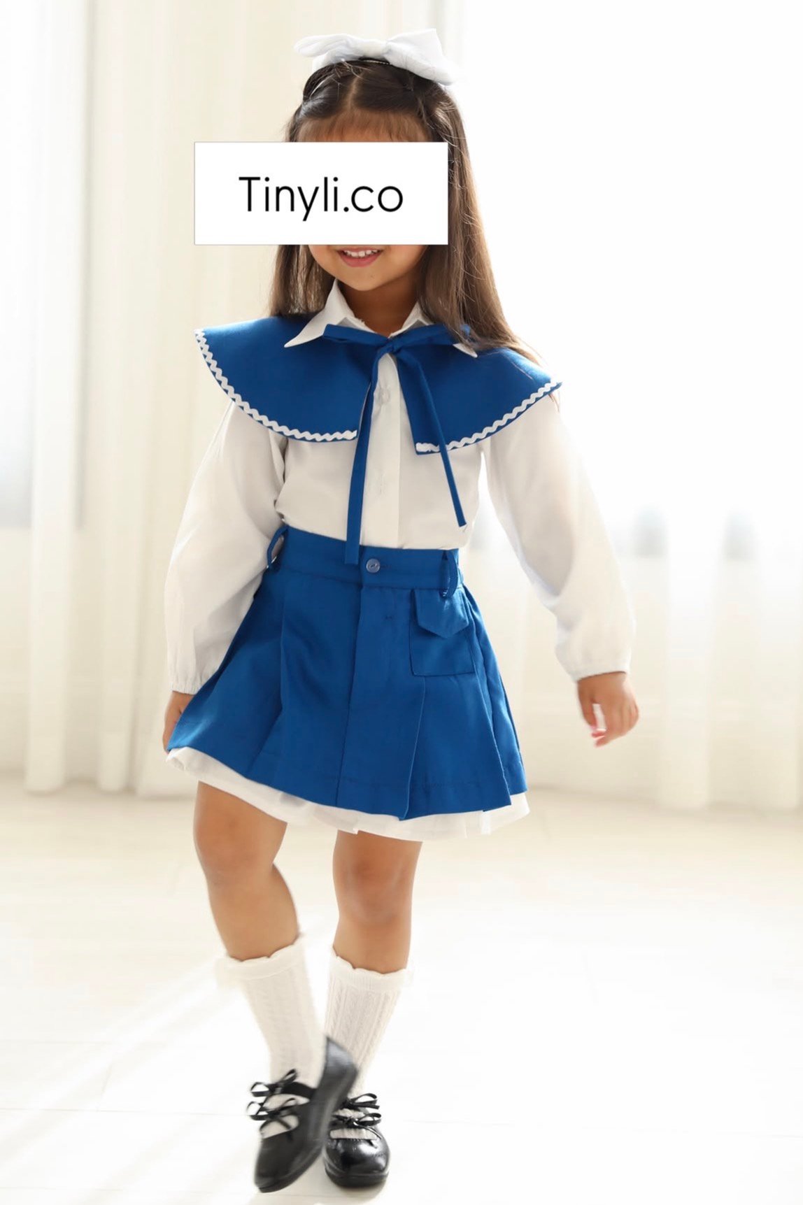 Collar set ( top+ skort) - Image 4